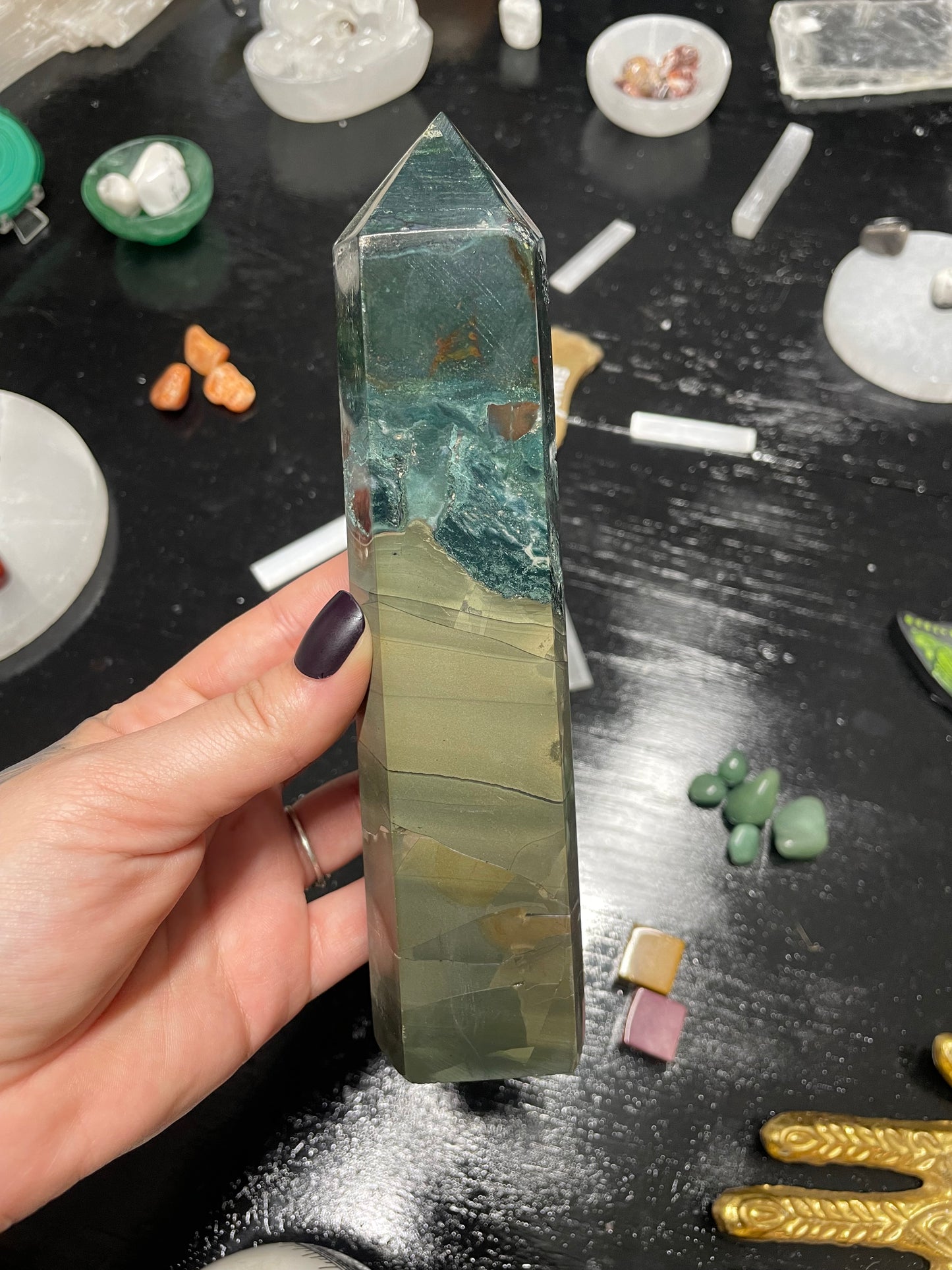 Polychrome Jasper Tower