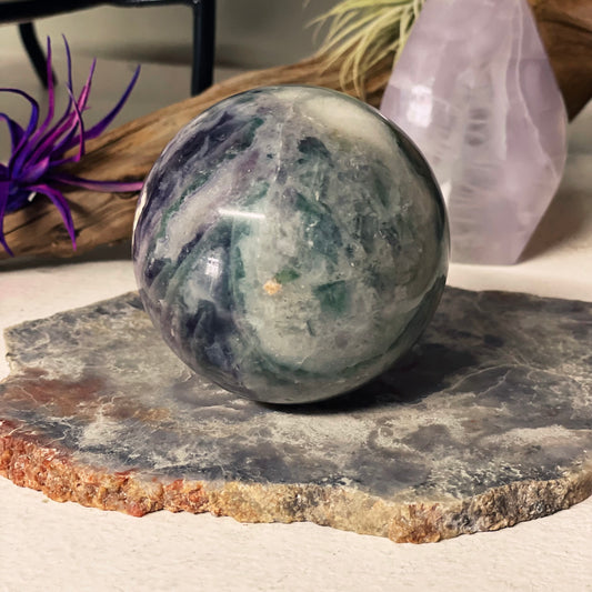 Fluorite sphere
