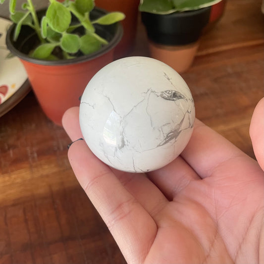 Howlite Sphere