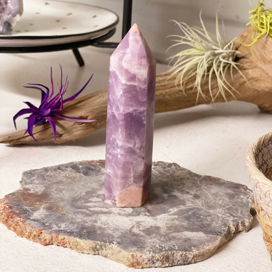 Lepidolite tower