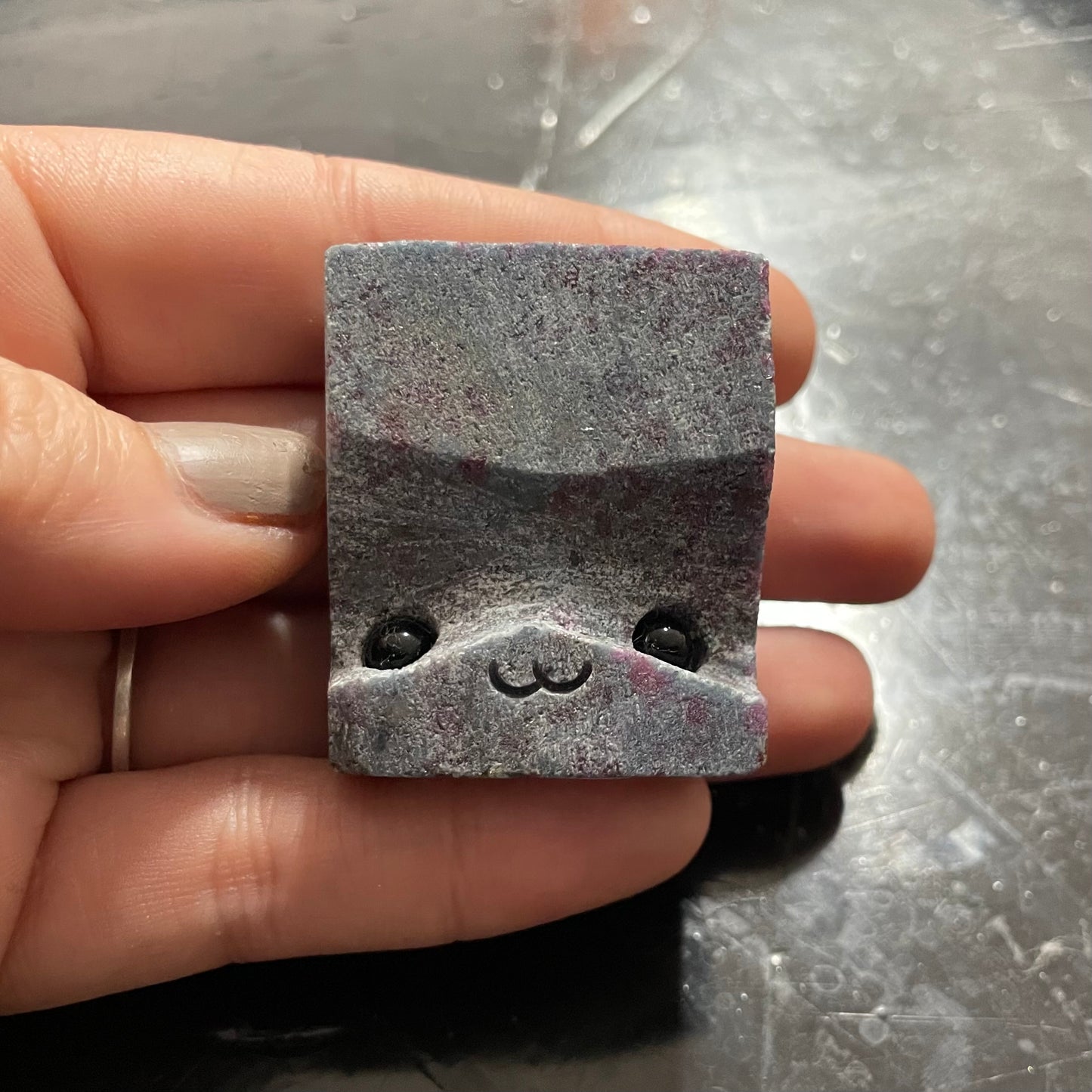Ruby in Kyanite Crystal Buddy