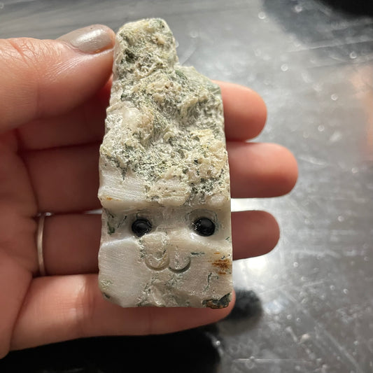 Moss Agate Crystal Buddy