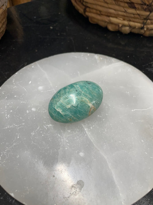 Amazonite Palm Stone