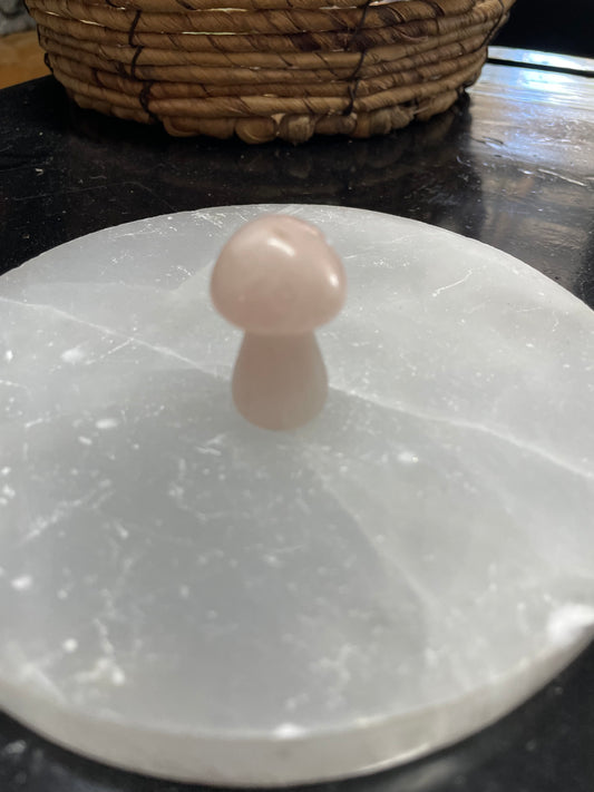 Rose Quartz Mushroom