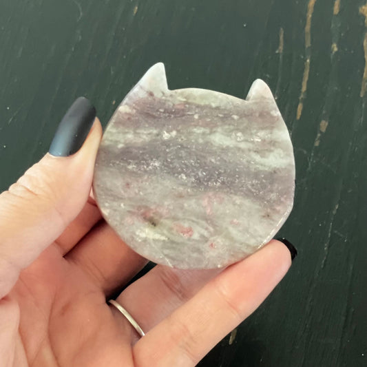 Lepidolite Kitty Head